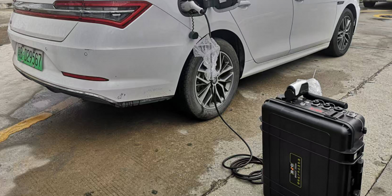 博结成“新能源汽车充电宝”BJC-6000大功率户外应急电源，解决新能源车最后一公里充电难题