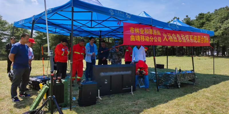 博结成户外应急电源助力火场应急指挥系统演练，为各类户外应急作业筑牢电力防线。